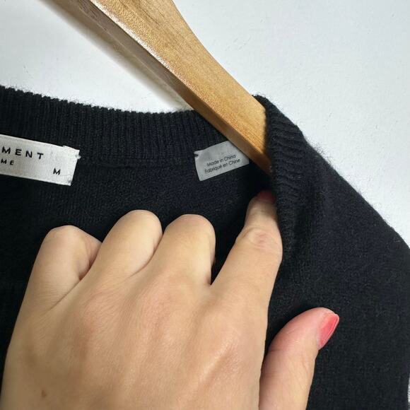 Equipment Femme $325 Cashmere Crewneck Sweater Reptile Snake Print Size M - Picture 8 of 11